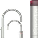 Quooker PRO3 Nordic Round Twintaps RVS - kokend water kraan