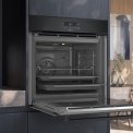 Siemens HR372ABS0S inbouw oven met stoom - pyrolyse functie
