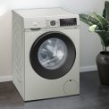 Siemens WG44G2FXNL wasmachine - grijs - 9 kg , Zilver inox