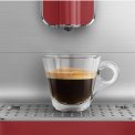 Smeg BCC01RDMEU volautomatische koffiemachine - mat rood - retro jaren 50