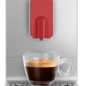 Smeg BCC01RDMEU volautomatische koffiemachine - mat rood - retro jaren 50