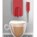 Smeg BCC02RDMEU volautomatische koffiemachine - mat rood - retro jaren 50