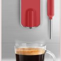 Smeg BCC02RDMEU volautomatische koffiemachine - mat rood - retro jaren 50