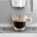 Smeg BCC02WHMEU volautomatische koffiemachine - mat wit - retro jaren 50