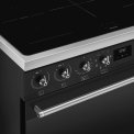 Smeg C92IMMB2 inductie fornuis met 2 ovens - mat zwart