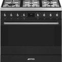 Smeg C9GMMBNLK2 gas fornuis - mat zwart