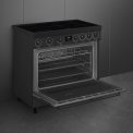 Smeg C9IMN2 inductie fornuis - mat zwart - 90 cm