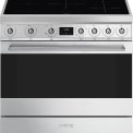 Smeg C9IMX2 inductie fornuis - rvs - 90 cm.