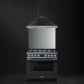 Smeg CPF9GMANLK Portofino fornuis antraciet