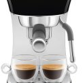 Smeg ECF02BLEU koffiemachine / espressomachine - zwart