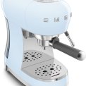 Smeg ECF02PBEU koffiemachine / espressomachine - pastelblauw
