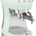 Smeg ECF02PGEU espressomachine / koffiemachine - watergroen