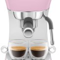 Smeg ECF02PKEU koffiemachine / espressomachine - roze