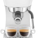 Smeg ECF02WHEU koffiemachine / espressomachine - wit