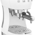 Smeg ECF02WHEU koffiemachine / espressomachine - wit