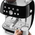 Smeg EGF03BLEU espresso koffiemachine - zwart