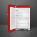 Smeg FAB10HLRD6 retor jaren 50 koelkast - rood - linksdraaiend