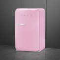 Smeg FAB10HRPK6 retro jaren 50 koelkast - roze - rechtsdraaiend