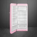 Smeg FAB28LPK6 retro jaren 50 koelkast - roze - linksdraaiend