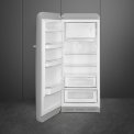 Smeg FAB28LSV6 retro jaren 50 koelkast - zilver - linksdraaiend
