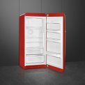 Smeg FAB28RRD6 retro jaren 50 koelkast - rood - rechtsdraaiend