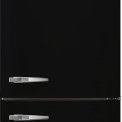 Smeg FAB38RBL6 retro jaren 50 koelkast - zwart - rechtsdraaiend