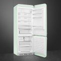 Smeg FAB38RPG6 retro jaren 50 koelkast - watergroen