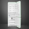 Smeg FAB38RPG6 retro jaren 50 koelkast - watergroen