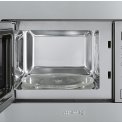 Smeg FMI020X inbouw magnetron met grill - nis 38 cm.