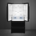 Smeg FQ55FNDE side-by-side koelkast - zwart
