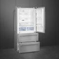 Smeg FQ55FXDE side-by-side koelkast - rvs-look