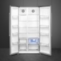 Smeg SBS63XDE side-by-side koelkast - rvs-look