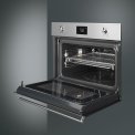 Smeg SF4390MCX inbouw oven met magnetron