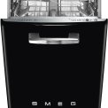 Smeg STFABBL3 retro jaren 50 onderbouw vaatwasser - zwart