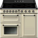 Smeg TR103IP2 inductie fornuis - crème