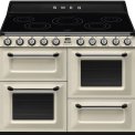 Smeg TR4110IP2 inductie fornuis - crème - 110 cm. breed