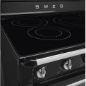 Smeg TR90IBL2 inductie fornuis - zwart