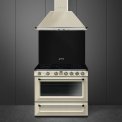 Smeg TR90IP2 inductie fornuis - Victoria - creme