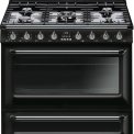Smeg TR90NNLK2 gas fornuis - zwart - 90 cm