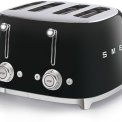 Smeg TSF03BLEU broodrooster zwart