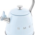 Smeg WKF01PB fluitketel - jaren 50 - pastelblauw