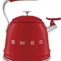 Smeg WKF01RD fluitketel - jaren 50 - rood