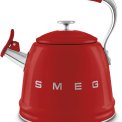 Smeg WKF01RD fluitketel - jaren 50 - rood