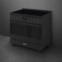 Smeg C92IPN2 inductie fornuis - mat zwart - dubbele oven