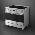 Smeg C92IPX2 inductie fornuis - roestvrijstaal - dubbele oven