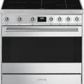 Smeg C9CIMX9-1 inductie fornuis - 90 cm. breed - roestvrijstaal