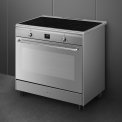 Smeg CG90IXT9 fornuis inductie - roestvrijstaal