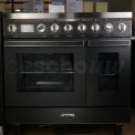 Smeg CPF92IMA inductie fornuis - antraciet - dubbele oven - Portofino