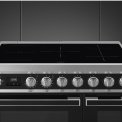 Smeg CPF92IMBL inductie fornuis - zwart - dubbele oven - Portofino