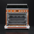 Smeg CPF9IPOR inductie fornuis - oranje